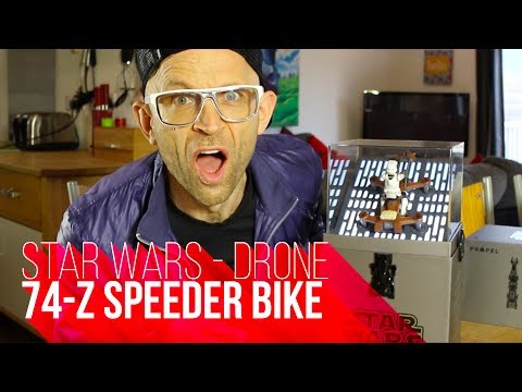 STAR WARS SPEEDER BIKE DRONE | OMG unboxing & Battle!!!