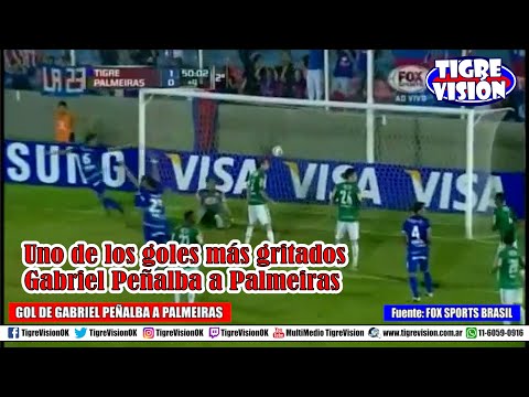 Gol de Gabriel Peñalba a Palmeiras y "salvada" de Lucas Orbán