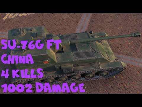 SU-76G FT China 4K 1002D: Tier IV:  World Of Tanks: WOT Scraps