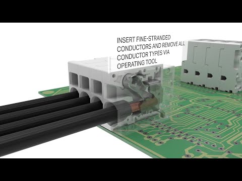 WAGO PCB Terminal Blocks with Push-in CAGE CLAMP®