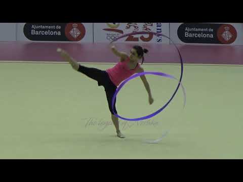 Victoria VEINBERG FILANOVSKY (ISR) ribbon - 2017 Trofeu de Barcelona trainings