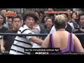 Kota Ibushi Vs Aja Kong In The Middle Of A Street On A Japanese Variety Show Subtitled