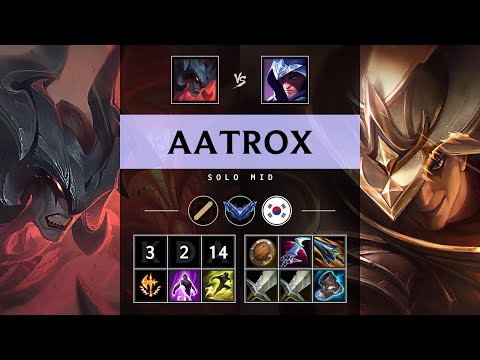Aatrox Mid vs Talon - KR Diamond Patch 25.18