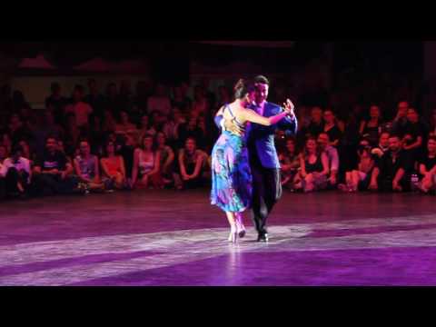  Sebastian Achaval  and  Roxana Suarez  are  dancing  at  Festival Tango Lisboa  in  2016