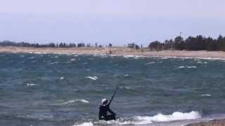 preview picture of video 'Kitesurfing in Tulliniemi, Hanko'