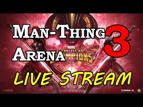 5-Star Man-Thing Arena - Part 3 | Marvel Contest of Champions Live Stream