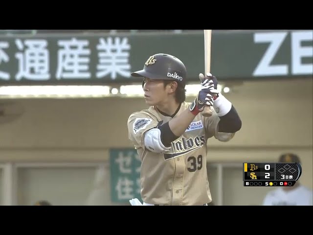 【3回表】ルーキーが追撃の一発!! バファローズ・西野 2号ソロHR!! 2015/5/19 H-Bs