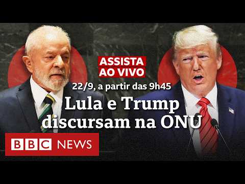 Ao vivo: Lula e Trump discursam na ONU
