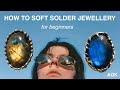 How To Soft Solder Jewellery Tiffany Technique For Beginners Step By Step