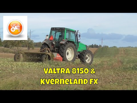 Kverneland FX shredder & Valtra 8150 Hi Tech