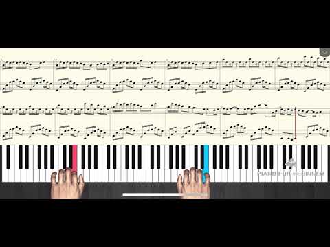 Melody of the night No 12 | piano tutorial | 夜的钢琴曲12 石进 | 钢琴教学(50% speed)