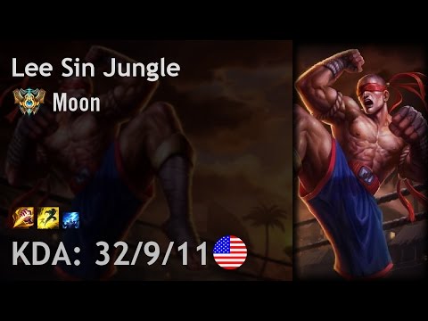 Lee Sin Jungle vs Zac - Moon - NA Challenger Patch 6.23