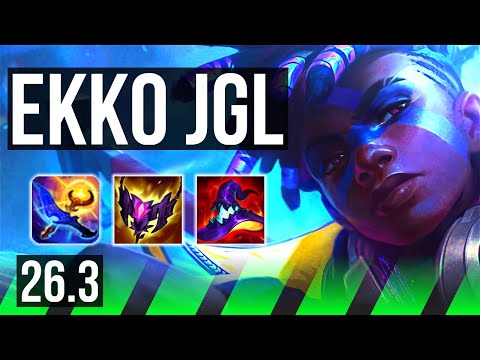 EKKO vs VIEGO (JGL) | 4k gold comeback | KR Master | 26.3