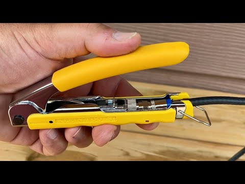 Klein Tools Coaxial Cable Compression tool- Make Your Own RG6 Coaxial Cable
