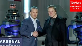 BREAKING NEWS: Pete Hegseth Meets With Elon Musk At SpaceX Headquarters, Discuss Military Technology