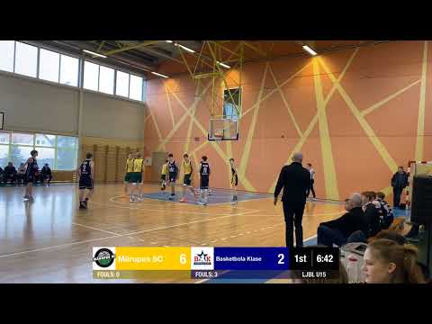 LJBL U15 Marupes SC : Basketbola klase