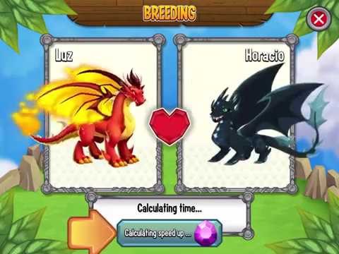 Dragon City: Breeding Dark Dragon with Flame Dragon (Part 1)