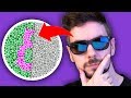 Taking A Colour Blind Test With Colour Blind Glasses