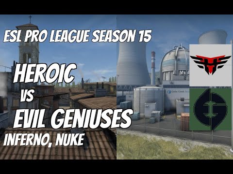 Heroic vs Evil Geniuses Highlights /  at ESL Pro League Season 15
