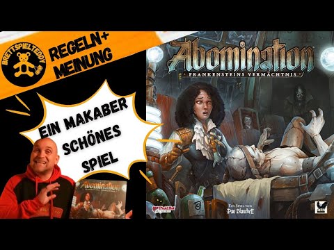 Abomination Frankensteins Vermächtnis - Brettspiel Teddy - Regeln und Meinung