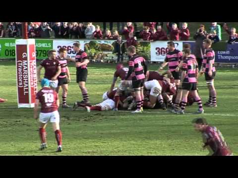 GALA v AYR - SCOTTISH RUGBY PREMIERSHIP - HIGHLIGHTS 22.3.14 - TITLE MATCH