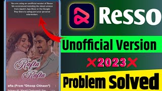Download lagu resso you are using unofficial version.resso music not play problem.resso unofficial version problem mp3 Download lagu resso you are using unofficial version.resso music not play problem.resso unofficial version problem mp3