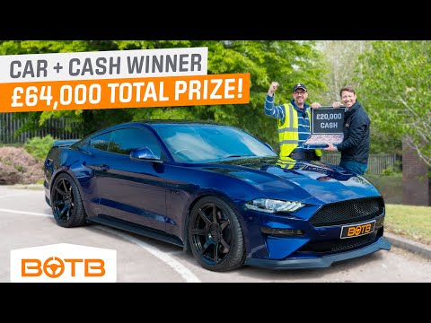 Factory Burnt Down! Engineer Wins New Ford Mustang GT + £20,000! BOTB Car Winner.