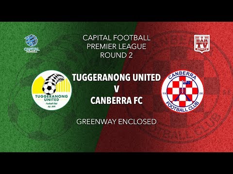 2019 Capital Football Premier League - U20's and 1st Grade Round 2 - Tuggeranong United v Canberra