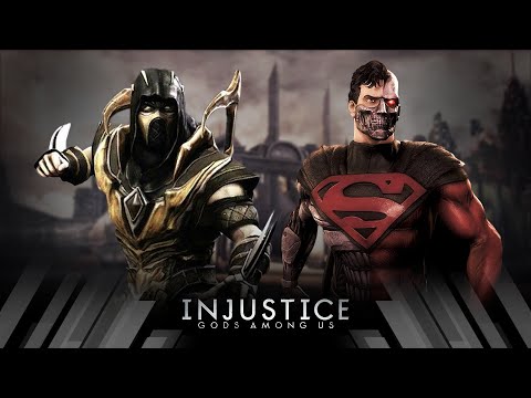 Injustice Gods Among Us - Scorpion Vs Cyborg Superman (Very Hard)