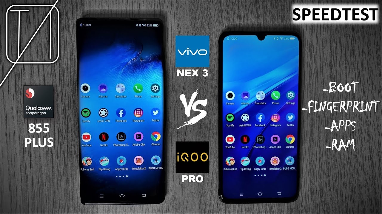 Vivo NEX 3 vs IQOO Pro Speed Test