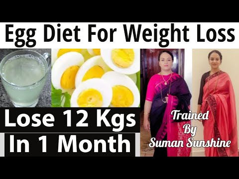 Egg Diet Plan | How To Lose Weight Fast 12 Kgs | Full Day Diet Plan For Weight Loss | Fat to Fab Video