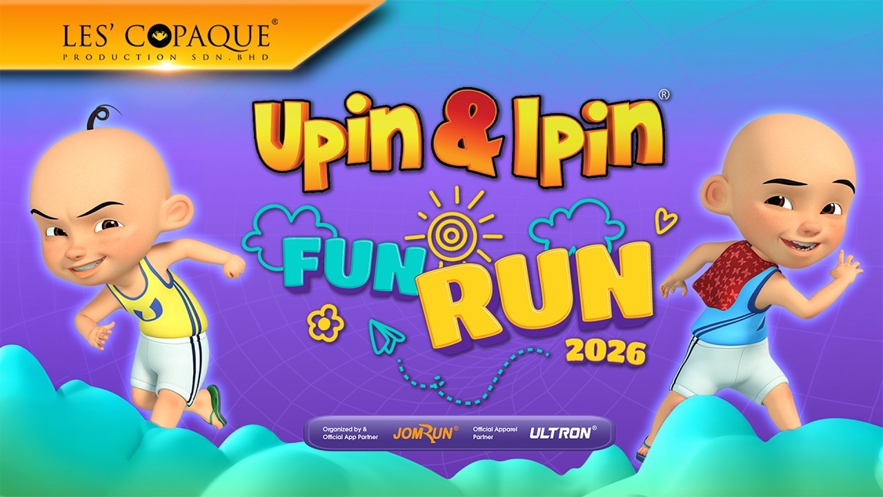 Upin & Ipin Fun Run 2026 - IOI City Mall, Putrajaya & Stadium Hoki Likas, Kota Kinabalu