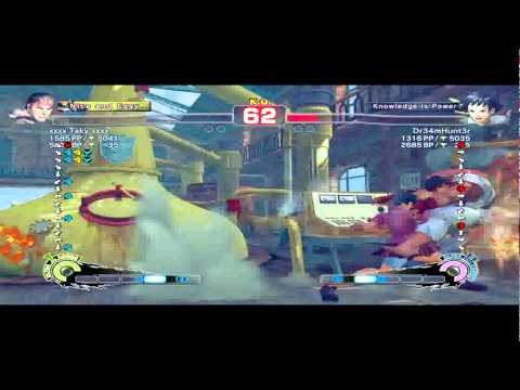 SSF4 AE Ryu (xxxx Taky xxxx) vs Makoto (Dr34mHunt3r) Xbox LIVE Ranking Match