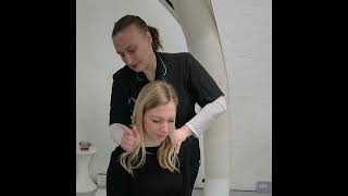 Onsite Massage at the Ideal Home Show Olympia/Onsite Massage/seated ma