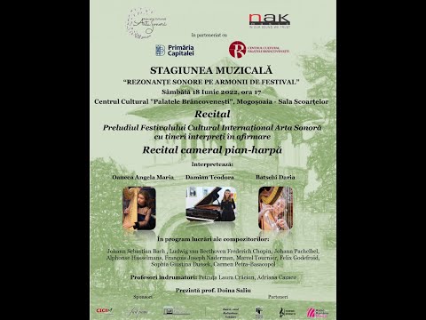 Recital cameral pian-harpă