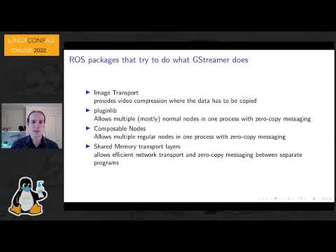 "GStreamer and ROS a tale of two messaging frameworks" - Brett Downing (LCA 2022 Online)