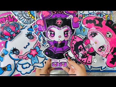 Discover Sanrio Magic: Unbox Kuromi, My Melody, and Cinnamoroll Blind Bags! [🍒hihi_paperdiy🍒]