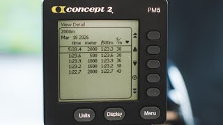 Simon van Dorp 5:33.4 Concept 2 2k World Record (full piece)