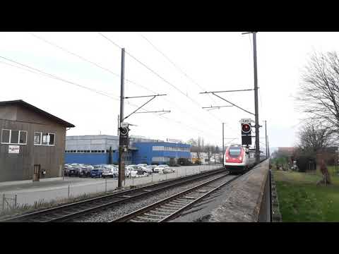 ICN SBB Francesco Boromini und Ernst von Stockalper Durchfahrt in Grenchen SO.