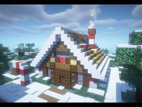 Amazing Christmas Minecraft House Build | Easy Tutorial