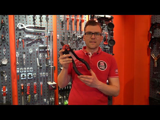 Video teaser for KS TOOLS 150.9625 Handnietzange, 315 mm