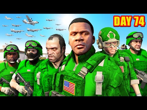 I Spent 100 DAYS in the ARMY in GTA 5