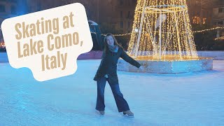 Skating in Lake Como Italy! Coach Julia Travel Vlog