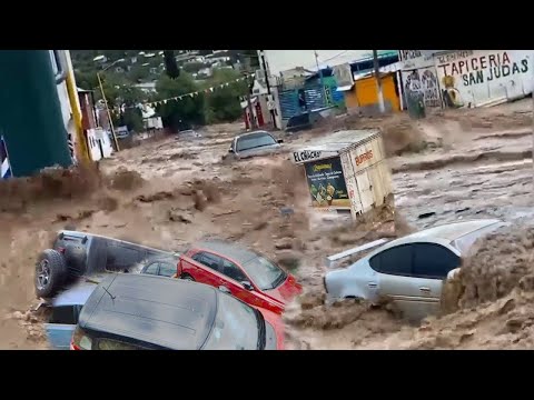 More than 600 houses were destroyed! A devastating flood in Tula, Mexico left people homeless!