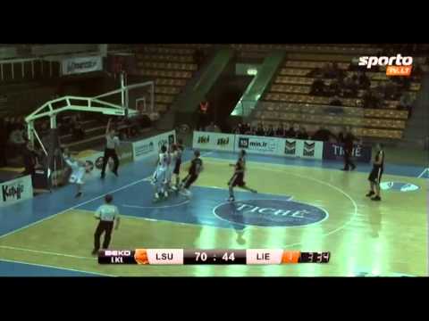 SportoTv.lt: LKL,  Kauno "LSU-Baltai" - Panevėžio "Lietkabelis" (santrauka)