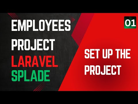 Setup Laravel with Splade Laravel Splade Employees Project Tutorial