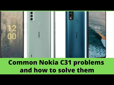 Common Nokia C31 problems and how to solve them