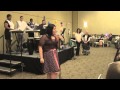 Maria Sings At ASAH Lunch