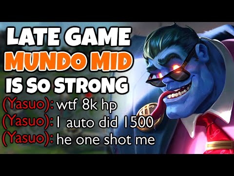 Mundo becomes God if you reach Late Game | Off-Meta Climb | 13.18 - League of Legends