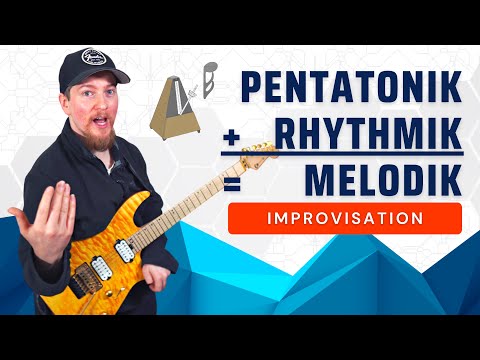Pentatonik + Rhythmik = Melodik | Gitarrenunterricht Online